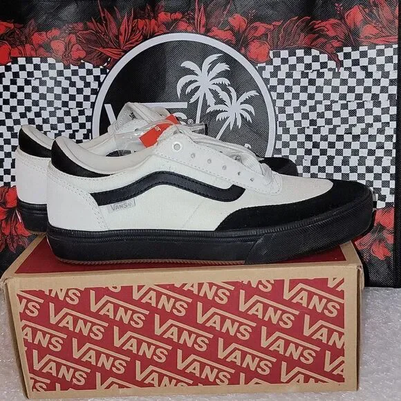 New Vans Gilbert Crockett 2 Pro Pop Cush Pearl & Black Size M 6.5 W 8 - Picture 3 of 12